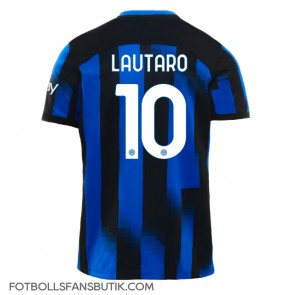 Inter Milan Lautaro Martinez #10 Replika Hemmatröja 2023-24 Kortärmad